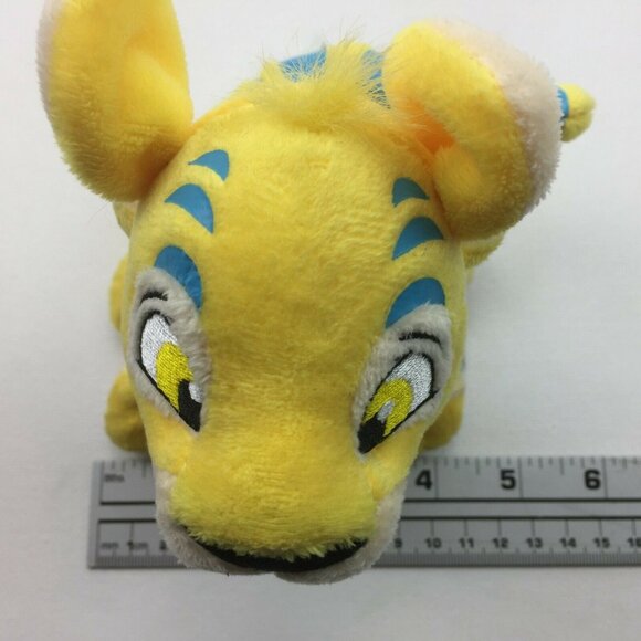 Jakks Pacific Neopets Yellow Kougra Plush 6” Retired 2008 Stuffed Toy 42115 - Picture 11 of 12